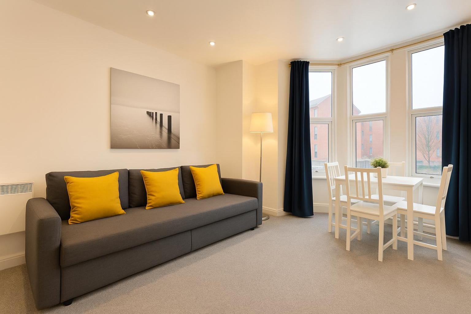 Stylish Modern Apartment For Up To 4 Nr Citycentre Cardiff Eksteriør billede